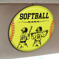 Softball Mom That's My Kid - Personalized Car Visor Clip