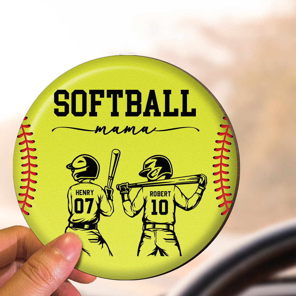 Softball Mom That's My Kid - Personalized Car Visor Clip