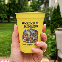 Custom Spooktacular Halloween Party Cups - Personalized Stadium Drinkware