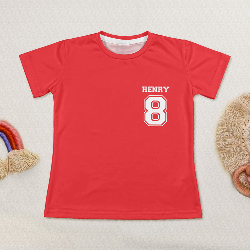 Sport Gifts For Son, Daughter Basketball Baseball - Personalized Kids Clothing Set