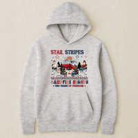 Star Stripes & Campfire Nights 250 Years Of Freedom Camping Crew - Personalized Shirt