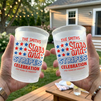 Stars And Stripes Celebration 250 Years Of Freedom - Personalized Cups
