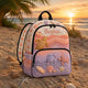 Sea Turtle Personalized Quilted Backpack TP02