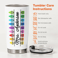 Teacher Custom Name Appreciation End Of Year Gift - Personalized Tumbler