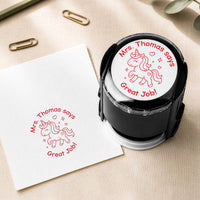 Teacher Comments & Encouragement Phrases - Personalized Stamp