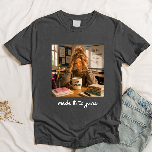 Teacher Doll Face Meme End Of Year - Personalized Shirt | Funny Last Day Of School Gift For Teachers