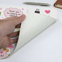 Teacher Life Pink Design - Personalized Desk Mat