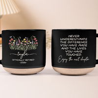 Thank You Retirement Gifts For Boss, Mentor, Leader, Coworkers - Personalized Mug