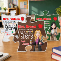 Thank You For Being Such An Important Piece Of My Story - Personalized Acrylic Plaque