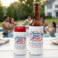 Thank You For Celebrating With Us - Personalized Can Cooler