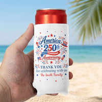 Thank You For Celebrating With Us - Personalized Can Cooler