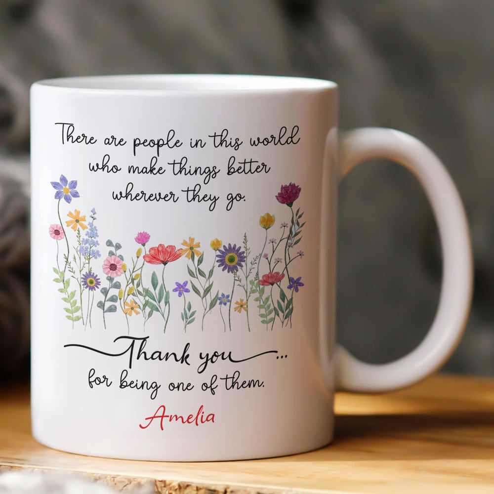 Thank You Gift, Custom Thank You Coffee Mug, Gift For Coworker, Teacher, Mentor, Retirement - Personalized Mug | Meaningful Appreciation Gift