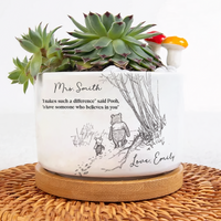 Thank You Teacher Gifts For Teacher Friend - Personalized Plant Pot