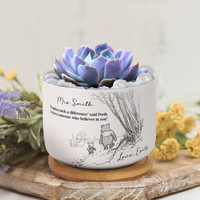 Thank You Teacher Gifts For Teacher Friend - Personalized Plant Pot