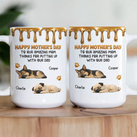 Thanks For Putting Up With My Dad - Personalized Mug