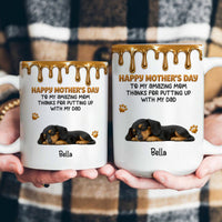 Thanks For Putting Up With My Dad - Personalized Mug