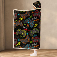 The Best Player Custom Name - Personalized Blanket Hoodie