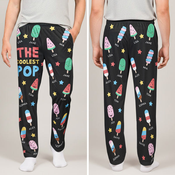 The Coolest Pop Father's Day - Personalized Lounge Pants