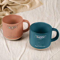 The Day You Became My Daddy - Personalized Mug | Heartwarming Gift For New Dad & Father’s Day