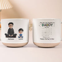The Day You Became My Daddy - Personalized Mug | Heartwarming Gift For New Dad & Father’s Day