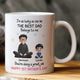 The Best Dad Belongs To Me - Personalized Mug