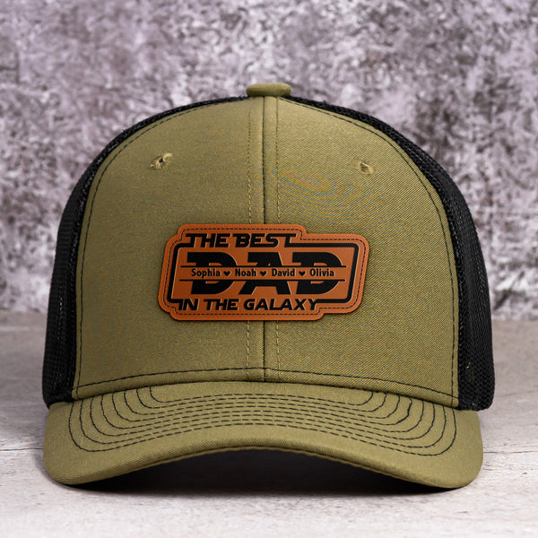The Best Dad In The Galaxy - Personalized Cap
