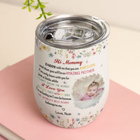 The Best Mommy Belongs To Me Mother's Day Gift First Mom New Mom - Personalized Wine Tumbler