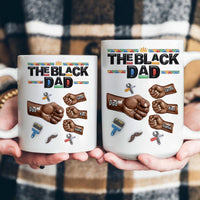 The Black Dad Father's Day Gift For Him, Dad, Husband - Personalized Mug