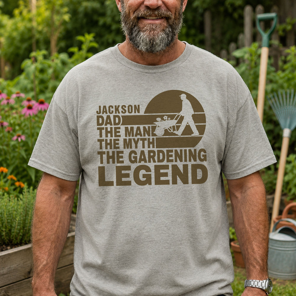 The Gardenfather Funny Gardening Gardener Father's Day Gift - Personalized Shirt | Funny Gardener Dad Gift