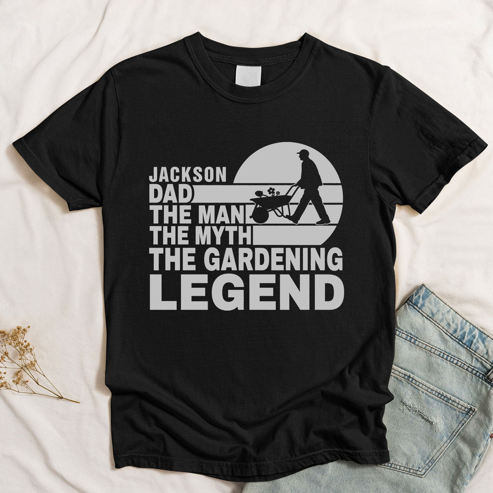 The Gardenfather Funny Gardening Gardener Father's Day Gift - Personalized Shirt | Funny Gardener Dad Gift