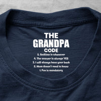The Grandpa Code - Personalized Shirt