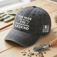The Man, The Myth, The Gardening Legend - Personalized Cap