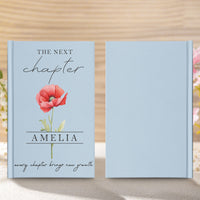 The Next Chapter Personalized Journal – Custom Name Floral Notebook Gift