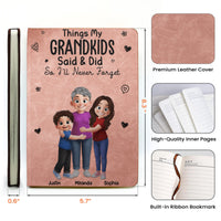 Things My Grandkids Said & Did So I'll Never Forget - Personalized Journal