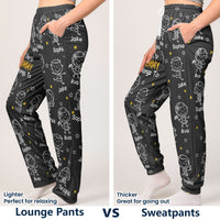 This Daddy Belongs To Doodle - Personalized Lounge Pants With Pockets