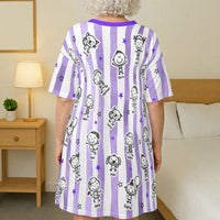 Mother's Day Gifts, This Grandma Belongs To Doodle - Personalized Sleep Tee