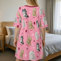 This Cat Mom Belongs To - Personalized Sleep Tee