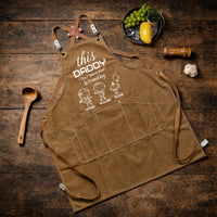 This Daddy Is Loved By Kids Funny Gift - Personalized Apron