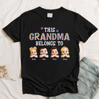 This Grandma Belongs To Peeking 3D - Personalized Shirt