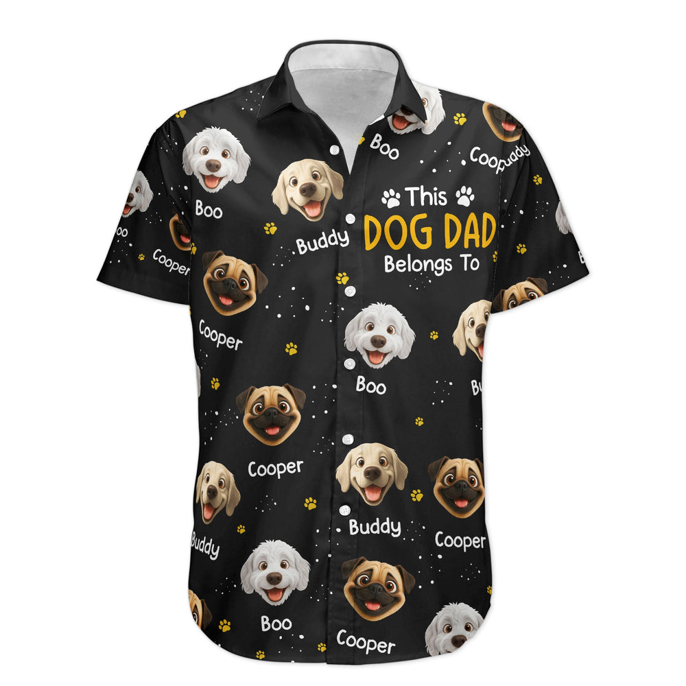 This Human Belongs To - Personalized Hawaiian Shirt
