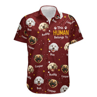 This Human Belongs To - Personalized Hawaiian Shirt