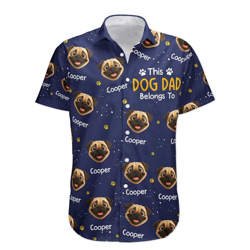 This Human Belongs To - Personalized Hawaiian Shirt