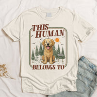 This Human Belongs To - Vintage Version - Personalized Shirt