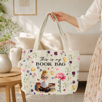 This Is My Book Bag - Personalized Tote Bag