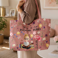 This Is My Book Bag - Personalized Tote Bag