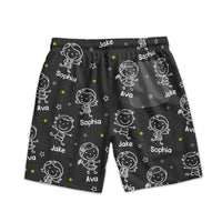 This Papa Belongs To Doodle Style - Personalized Shorts | Fun Summer Gift For Papa & Grandpa