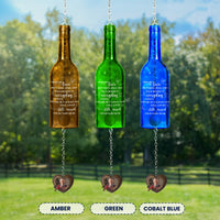 Those We Love Don't Go Away Remembrance - Personalized Wind Chime | Memorial Keepsake Gift