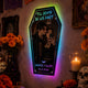 Till Death Do Us Part - Personalized Coffin Shaped LED Mirror