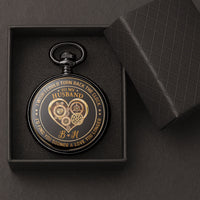 To My Husband I Wish I Could Turn Back The Clock - Personalized Pocket Watch
