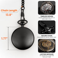 To My Husband I Wish I Could Turn Back The Clock - Personalized Pocket Watch